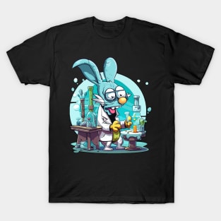 Crazy bunny, mad scientist T-Shirt